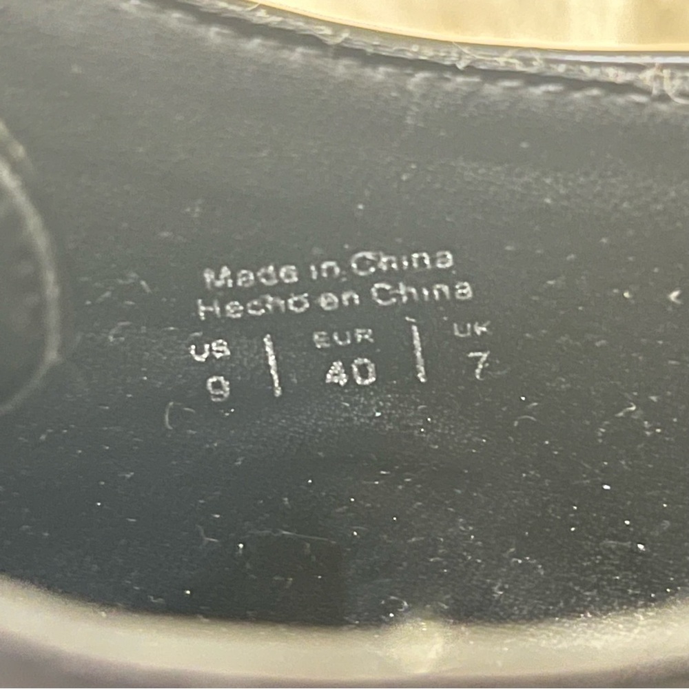 Aldo Black Vegan Leather Oxfords - Picture 3 of 9